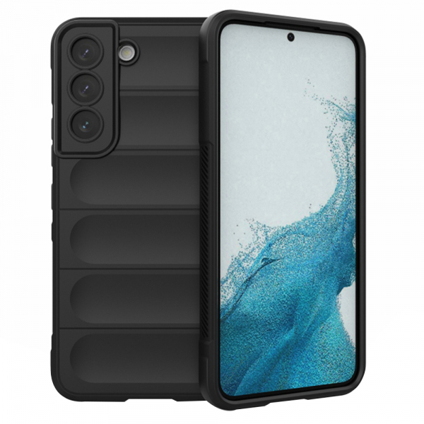 Husa pentru Samsung Galaxy S22 5G S901, Techsuit, Magic Shield, Neagra Husa pentru Samsung Galaxy S22 5G S901, Techsuit, Magic Shield, Neagra