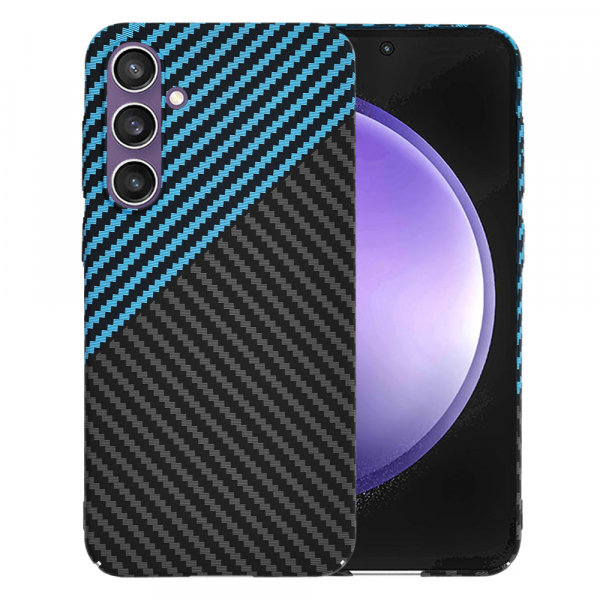 Husa pentru Samsung Galaxy S23 FE S711, Techsuit, Carbonite FiberShell, Neagra Bleu Husa pentru Samsung Galaxy S23 FE S711, Techsuit, Carbonite FiberShell, Neagra Bleu