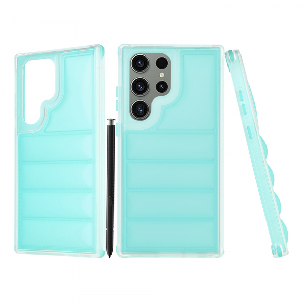Husa pentru Samsung Galaxy S23 FE S711, Techsuit, Glaze, Turcoaz Husa pentru Samsung Galaxy S23 FE S711, Techsuit, Glaze, Turcoaz