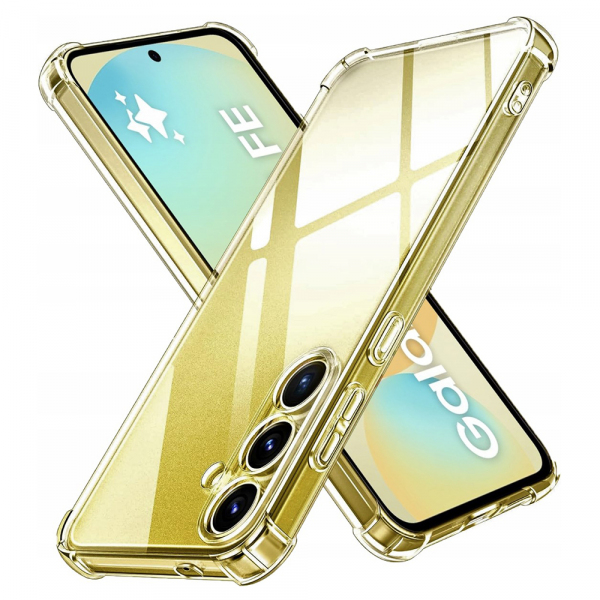 Husa pentru Samsung Galaxy S24 FE S721, Techsuit, Shockproof Clear, Transparenta Husa pentru Samsung Galaxy S24 FE S721, Techsuit, Shockproof Clear, Transparenta