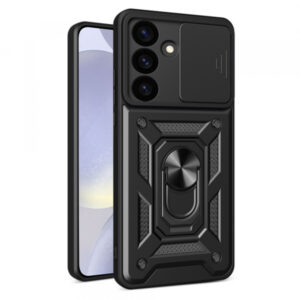 Husa pentru Samsung Galaxy S24 S921, Techsuit, CamShield, Neagra Husa pentru Samsung Galaxy S24 S921, Techsuit, CamShield, Neagra