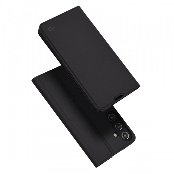Husa pentru Samsung Galaxy S24 S921, Techsuit, Magskin Book, Neagra Husa pentru Samsung Galaxy S24 S921, Techsuit, Magskin Book, Neagra