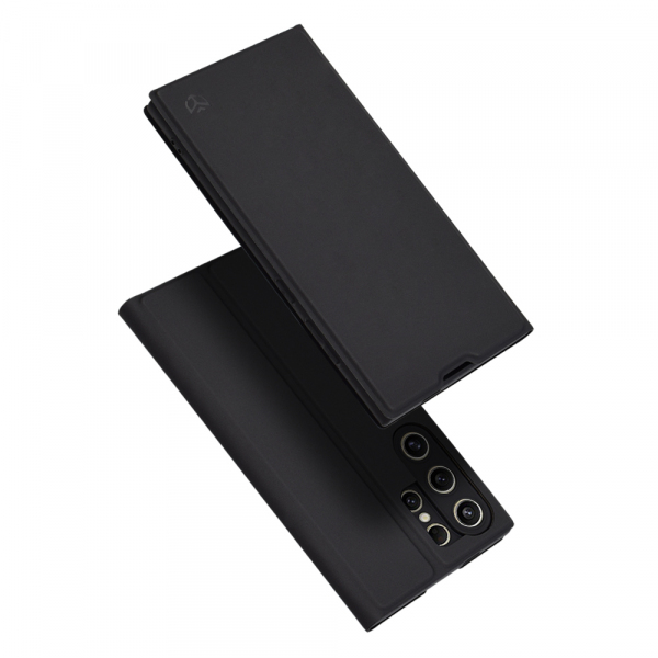 Husa pentru Samsung Galaxy S24 Ultra S928, Techsuit, Magskin Book, Neagra Husa pentru Samsung Galaxy S24 Ultra S928, Techsuit, Magskin Book, Neagra