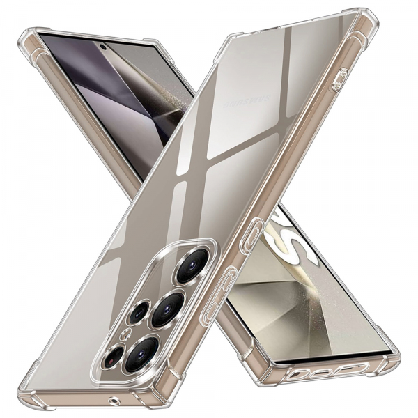 Husa pentru Samsung Galaxy S24 Ultra S928, Techsuit, Shockproof Clear, Transparenta Husa pentru Samsung Galaxy S24 Ultra S928, Techsuit, Shockproof Clear, Transparenta