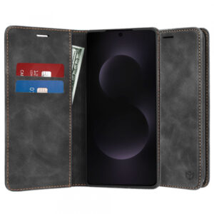Husa pentru Samsung Galaxy S25 Edge S937, Techsuit, Confy, Neagra Husa pentru Samsung Galaxy S25 Edge S937, Techsuit, Confy, Neagra