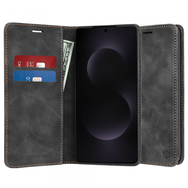 Husa pentru Samsung Galaxy S25 Edge S937, Techsuit, Confy, Neagra Husa pentru Samsung Galaxy S25 Edge S937, Techsuit, Confy, Neagra