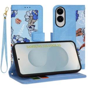 Husa pentru Samsung Galaxy S25 Edge S937, Techsuit, FlipCraft, Bleu Husa pentru Samsung Galaxy S25 Edge S937, Techsuit, FlipCraft, Bleu