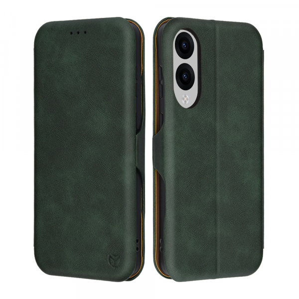 Husa pentru Samsung Galaxy S25 Edge S937, Techsuit, Safe Wallet Plus, Verde Husa pentru Samsung Galaxy S25 Edge S937, Techsuit, Safe Wallet Plus, Verde