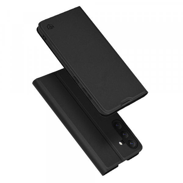 Husa pentru Samsung Galaxy S25 FE, Techsuit, Magskin Book, Neagra Husa pentru Samsung Galaxy S25 FE, Techsuit, Magskin Book, Neagra