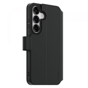 Husa pentru Samsung Galaxy S25 S931, PanzerGlass, Care Feature Kickstand Wallet, Neagra Husa pentru Samsung Galaxy S25 S931, PanzerGlass, Care Feature Kickstand Wallet, Neagra