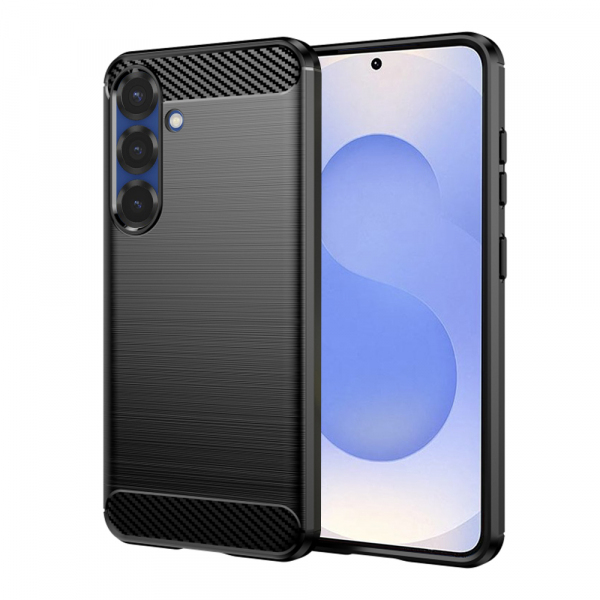 Husa pentru Samsung Galaxy S25 S931, Techsuit, Carbon, Albastra Husa pentru Samsung Galaxy S25 S931, Techsuit, Carbon, Albastra