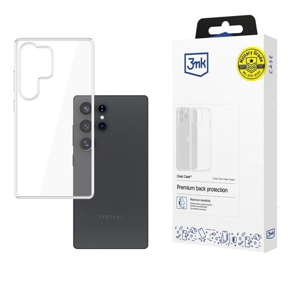 Husa pentru Samsung Galaxy S25 Ultra S938, 3MK, Clear, Transparenta Husa pentru Samsung Galaxy S25 Ultra S938, 3MK, Clear, Transparenta