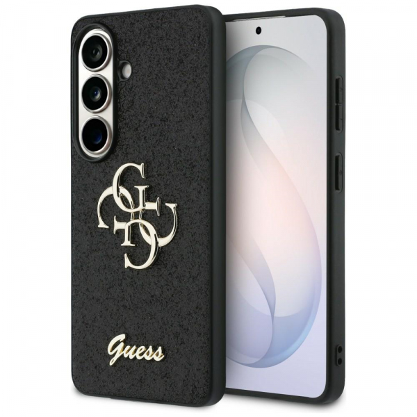 Husa pentru Samsung Galaxy S26 S942, Guess, Fixed Glitter Big 4G Metal Frame, Aurie Husa pentru Samsung Galaxy S26 S942, Guess, Fixed Glitter Big 4G Metal Frame, Aurie