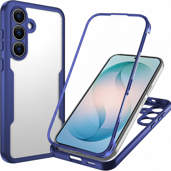 Husa pentru Samsung Galaxy S26 Plus, Techsuit, ColorVerse 360, Albastra Husa pentru Samsung Galaxy S26 Plus, Techsuit, ColorVerse 360, Albastra