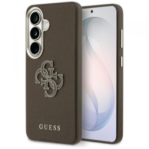 Husa pentru Samsung Galaxy S26 S942, Guess, 4G Classic Logo Charm (Maro) Husa pentru Samsung Galaxy S26 S942, Guess, 4G Classic Logo Charm (Maro)