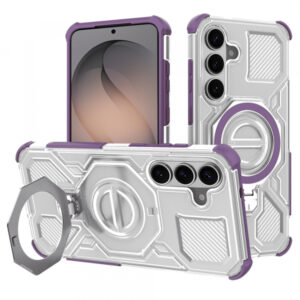 Husa pentru Samsung Galaxy S26 Plus, Techsuit, Carbon Shield Pro (Mov/Transparent) Husa pentru Samsung Galaxy S26 Plus, Techsuit, Carbon Shield Pro (Mov/Transparent)
