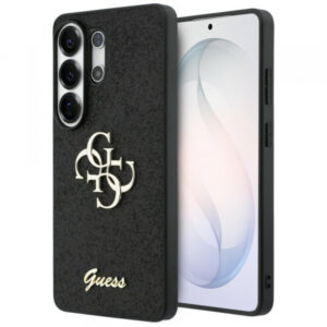Husa pentru Samsung Galaxy S26 Ultra S948, Guess, Fixed Glitter Big 4G Metal Frame, Aurie Husa pentru Samsung Galaxy S26 Ultra S948, Guess, Fixed Glitter Big 4G Metal Frame, Aurie