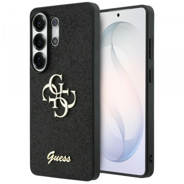 Husa pentru Samsung Galaxy S26 Ultra S948, Guess, Fixed Glitter Big 4G Metal Frame, Aurie Husa pentru Samsung Galaxy S26 Ultra S948, Guess, Fixed Glitter Big 4G Metal Frame, Aurie