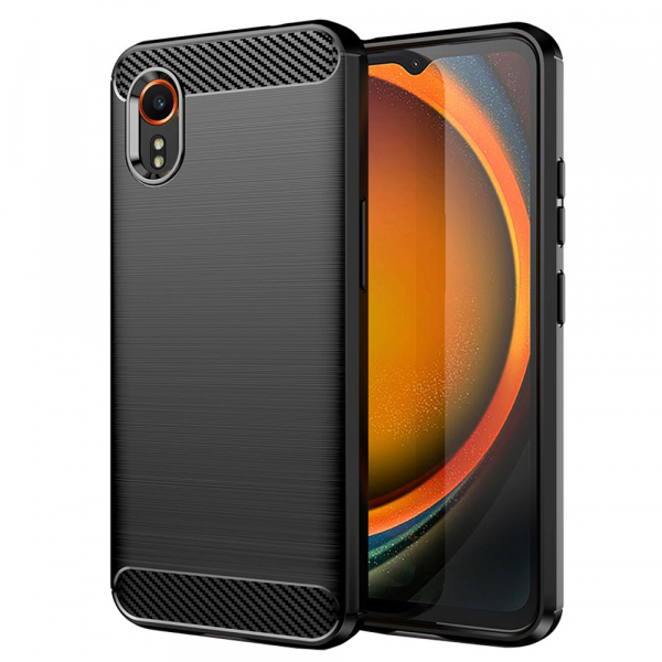 Husa pentru Samsung Galaxy Xcover7 G556, Techsuit, Carbon, Neagra Husa pentru Samsung Galaxy Xcover7 G556, Techsuit, Carbon, Neagra