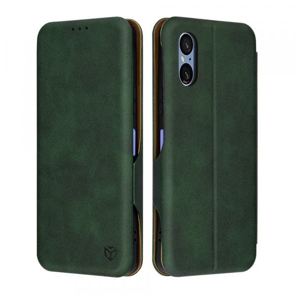 Husa pentru Sony Xperia 5 VI, Techsuit, Safe Wallet Plus, Verde Husa pentru Sony Xperia 5 VI, Techsuit, Safe Wallet Plus, Verde