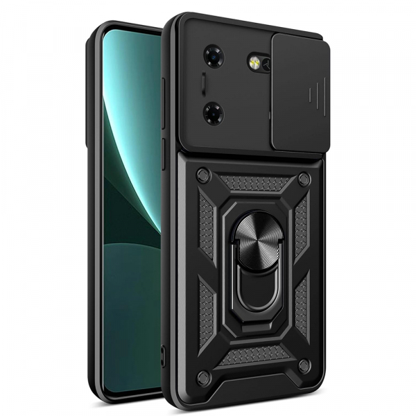 Husa pentru Tecno Pova 5 Pro, Techsuit, CamShield, Neagra Husa pentru Tecno Pova 5 Pro, Techsuit, CamShield, Neagra