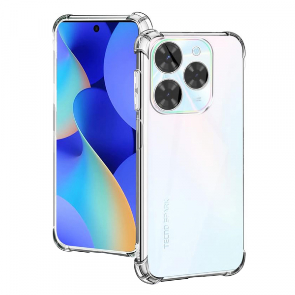 Husa pentru Tecno Spark 20 Pro, Techsuit, Shockproof Clear, Transparenta Husa pentru Tecno Spark 20 Pro, Techsuit, Shockproof Clear, Transparenta