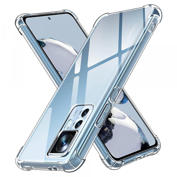 Husa pentru Xiaomi 12T / 12T Pro, Techsuit, Shockproof Clear, Transparenta Husa pentru Xiaomi 12T / 12T Pro, Techsuit, Shockproof Clear, Transparenta