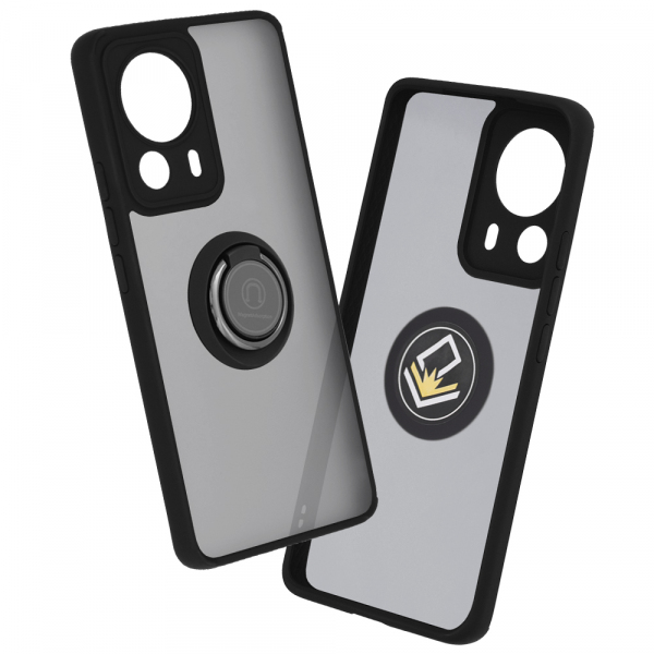 Husa pentru Xiaomi 13 Lite, Techsuit, Glinth, Neagra Husa pentru Xiaomi 13 Lite, Techsuit, Glinth, Neagra