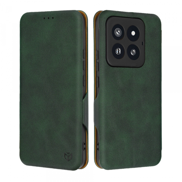 Husa pentru Xiaomi 14 Pro, Techsuit, Safe Wallet Plus, Verde Husa pentru Xiaomi 14 Pro, Techsuit, Safe Wallet Plus, Verde