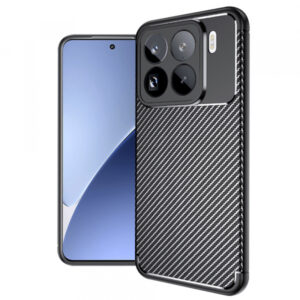 Husa pentru Xiaomi 15 Pro, Techsuit, CarbonFiber, Neagra Husa pentru Xiaomi 15 Pro, Techsuit, CarbonFiber, Neagra