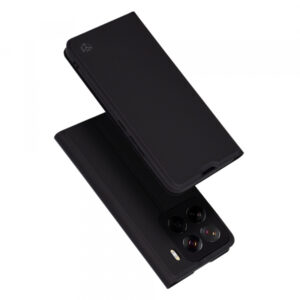 Husa pentru Xiaomi 15 Pro, Techsuit, Magskin Book, Neagra Husa pentru Xiaomi 15 Pro, Techsuit, Magskin Book, Neagra