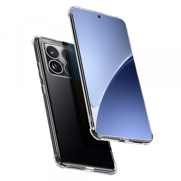Husa pentru Xiaomi 15 Pro, Techsuit, Shockproof Clear, Transparenta Husa pentru Xiaomi 15 Pro, Techsuit, Shockproof Clear, Transparenta
