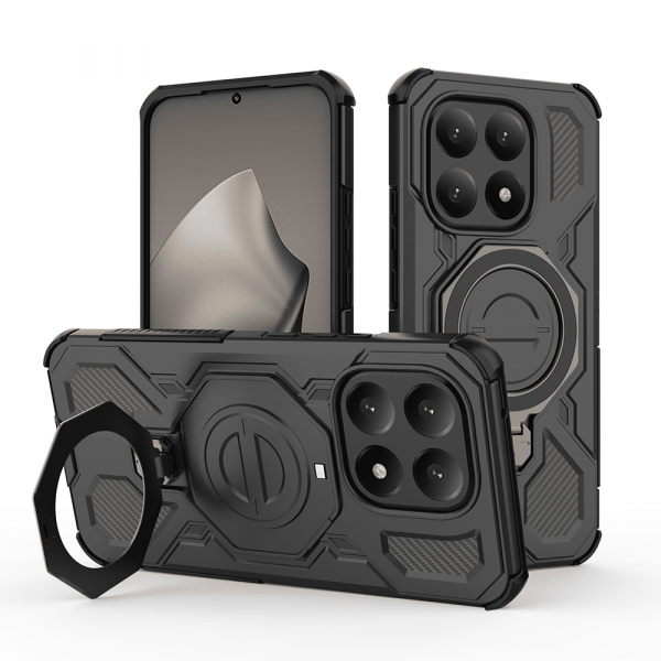 Husa pentru Xiaomi 15T, Techsuit, Carbon Shield Pro, Neagra Husa pentru Xiaomi 15T, Techsuit, Carbon Shield Pro, Neagra