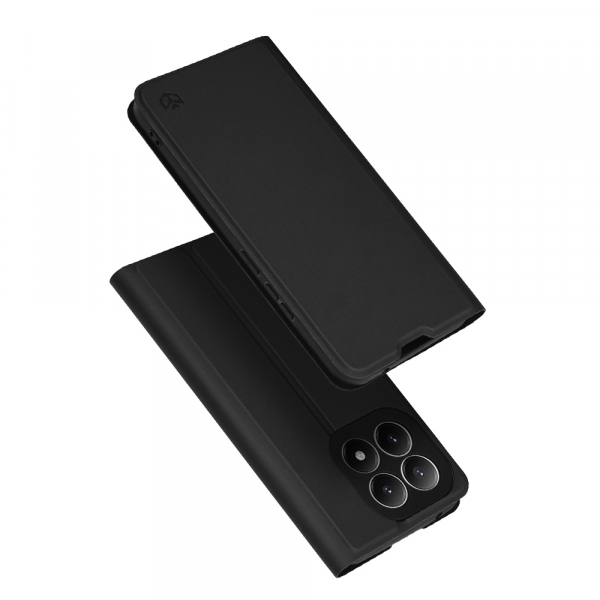 Husa pentru Xiaomi 15T, Techsuit, Magskin Book, Neagra Husa pentru Xiaomi 15T, Techsuit, Magskin Book, Neagra