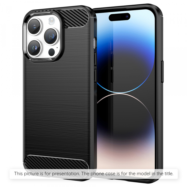 Husa pentru Xiaomi 17, Techsuit, Carbon, Neagra Husa pentru Xiaomi 17, Techsuit, Carbon, Neagra