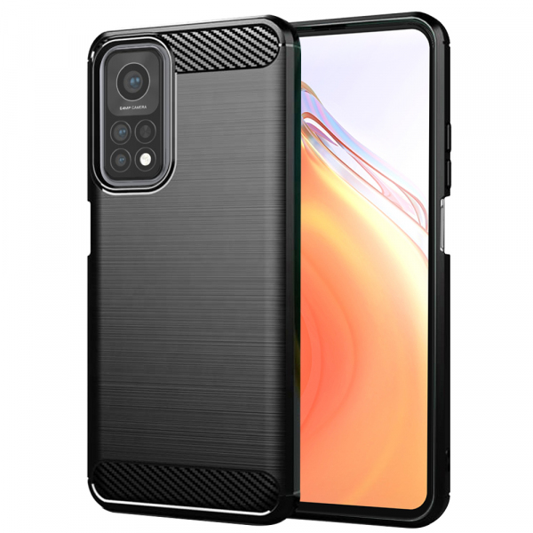 Husa pentru Xiaomi Mi 10T 5G / 10T Pro 5G, Techsuit, Carbon, Neagra Husa pentru Xiaomi Mi 10T 5G / 10T Pro 5G, Techsuit, Carbon, Neagra