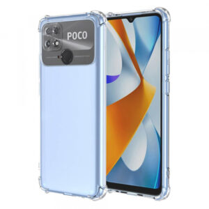 Husa pentru Xiaomi Poco C40, Techsuit, Shockproof Clear, Transparenta Husa pentru Xiaomi Poco C40, Techsuit, Shockproof Clear, Transparenta