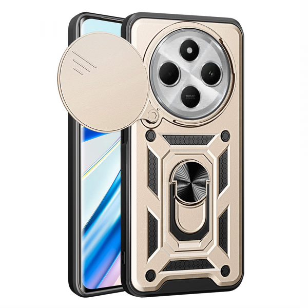 Husa pentru Xiaomi Poco C75 / Redmi 14C, Techsuit, CamShield, Aurie Husa pentru Xiaomi Poco C75 / Redmi 14C, Techsuit, CamShield, Aurie