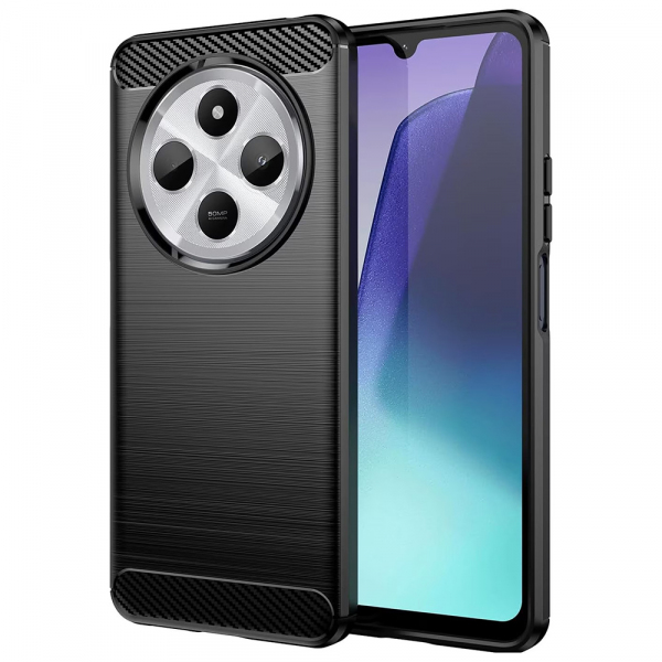 Husa pentru Xiaomi Poco C75 / Redmi 14C, Techsuit, CarbonFiber, Neagra Husa pentru Xiaomi Poco C75 / Redmi 14C, Techsuit, CarbonFiber, Neagra