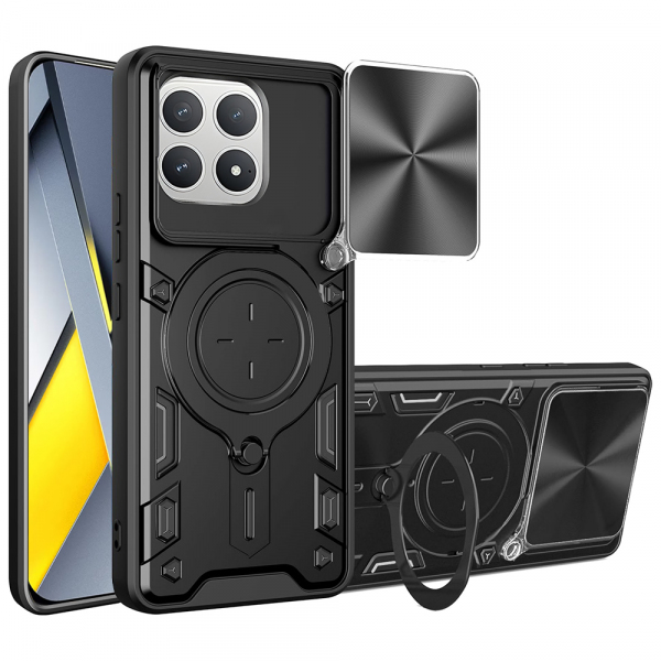 Husa pentru Xiaomi Poco F8 Pro, Techsuit, CamGuard Pro, Neagra Husa pentru Xiaomi Poco F8 Pro, Techsuit, CamGuard Pro, Neagra