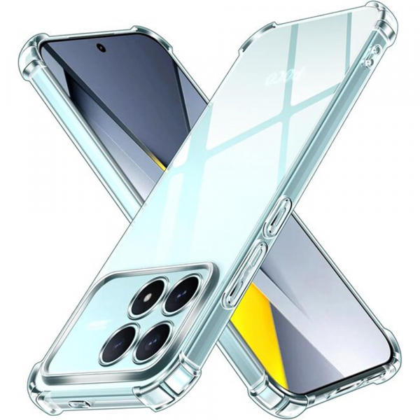Husa pentru Xiaomi Poco F8 Pro, Techsuit, Shockproof Clear, Transparenta