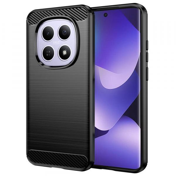 Husa pentru Xiaomi Poco M8 / Redmi Note 15 5G / Note 15 4G, Techsuit, Carbon, Albastra