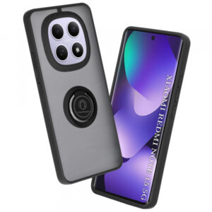 Husa pentru Xiaomi Poco M8 / Redmi Note 15 5G / Note 15 4G, Techsuit, Glinth, Neagra Husa pentru Xiaomi Poco M8 / Redmi Note 15 5G / Note 15 4G, Techsuit, Glinth, Neagra