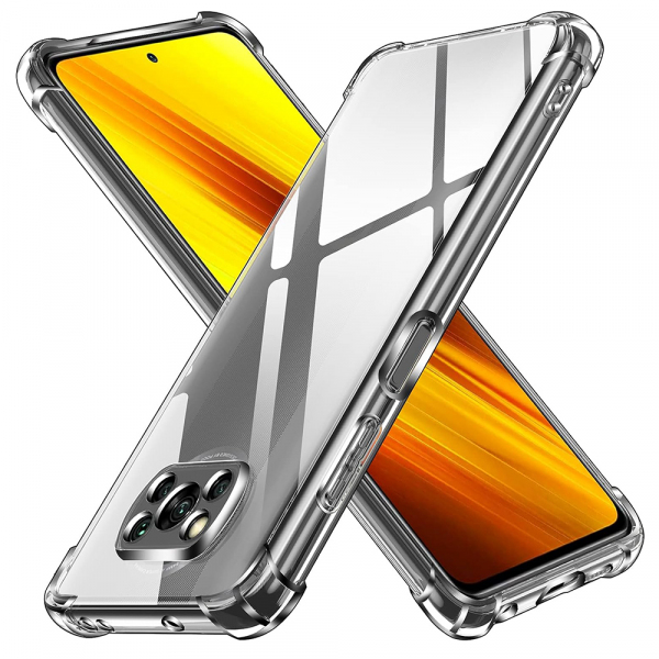 Husa pentru Xiaomi Poco X3 Pro / X3 NFC / X3, Techsuit, Shockproof Clear, Transparenta Husa pentru Xiaomi Poco X3 Pro / X3 NFC / X3, Techsuit, Shockproof Clear, Transparenta