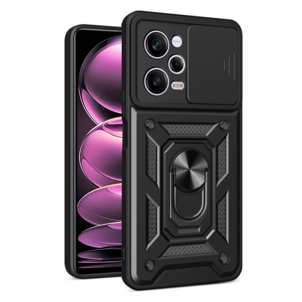 Husa pentru Xiaomi Poco X5 Pro / Redmi Note 12 Pro 5G, Techsuit, CamShield, Neagra Husa pentru Xiaomi Poco X5 Pro / Redmi Note 12 Pro 5G, Techsuit, CamShield, Neagra