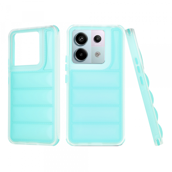 Husa pentru Xiaomi Poco X6 / Note 13 Pro 5G, Techsuit, Wave Shield, Turcoaz Husa pentru Xiaomi Poco X6 / Note 13 Pro 5G, Techsuit, Wave Shield, Turcoaz