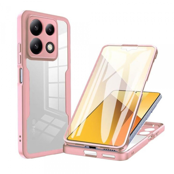 Husa pentru Xiaomi Poco X6 Pro, Techsuit, ColorVerse 360, Neagra Husa pentru Xiaomi Poco X6 Pro, Techsuit, ColorVerse 360, Neagra