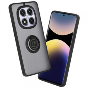 Husa pentru Xiaomi Poco X7 / Note 14 Pro 5G, Techsuit, Glinth, Neagra Husa pentru Xiaomi Poco X7 / Note 14 Pro 5G, Techsuit, Glinth, Neagra