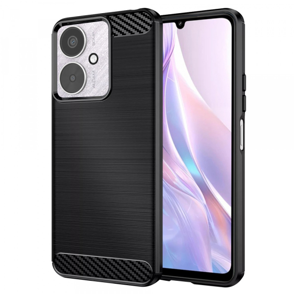 Husa pentru Xiaomi Redmi 13C 5G / 13C / Poco C65, Techsuit, Carbon, Neagra Husa pentru Xiaomi Redmi 13C 5G / 13C / Poco C65, Techsuit, Carbon, Neagra