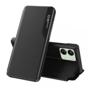 Husa pentru Xiaomi Redmi 13C 5G / 13C / Poco C65, Techsuit, eFold, Neagra Husa pentru Xiaomi Redmi 13C 5G / 13C / Poco C65, Techsuit, eFold, Neagra